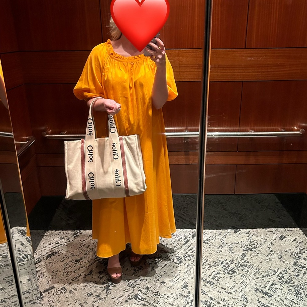 Vibrant Tangerine Maxi Dress
